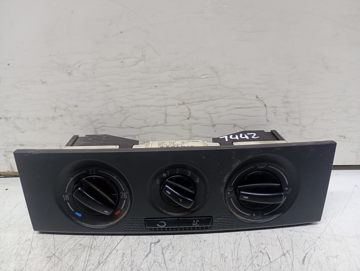 Panou clima ac 6Y0820045C Skoda Fabia 6Y (facelift) (2004 - 2007)