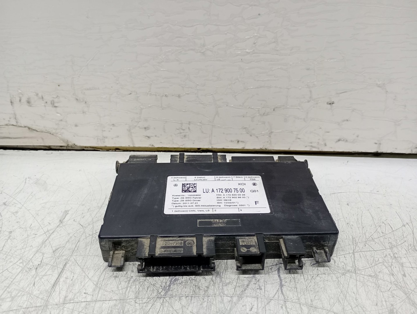Modul confort A1729007500 Mercedes Benz GLK-Class X204 (2008 - 2012)