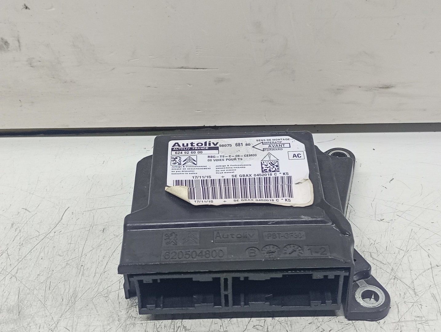 Calculator airbag 9807568180 Peugeot 308 T9 (2013 - 2017)