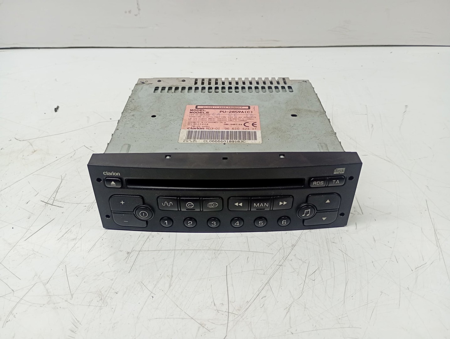 Radio cd 96610424xt Citroen C3 1 (2002 - 2010)