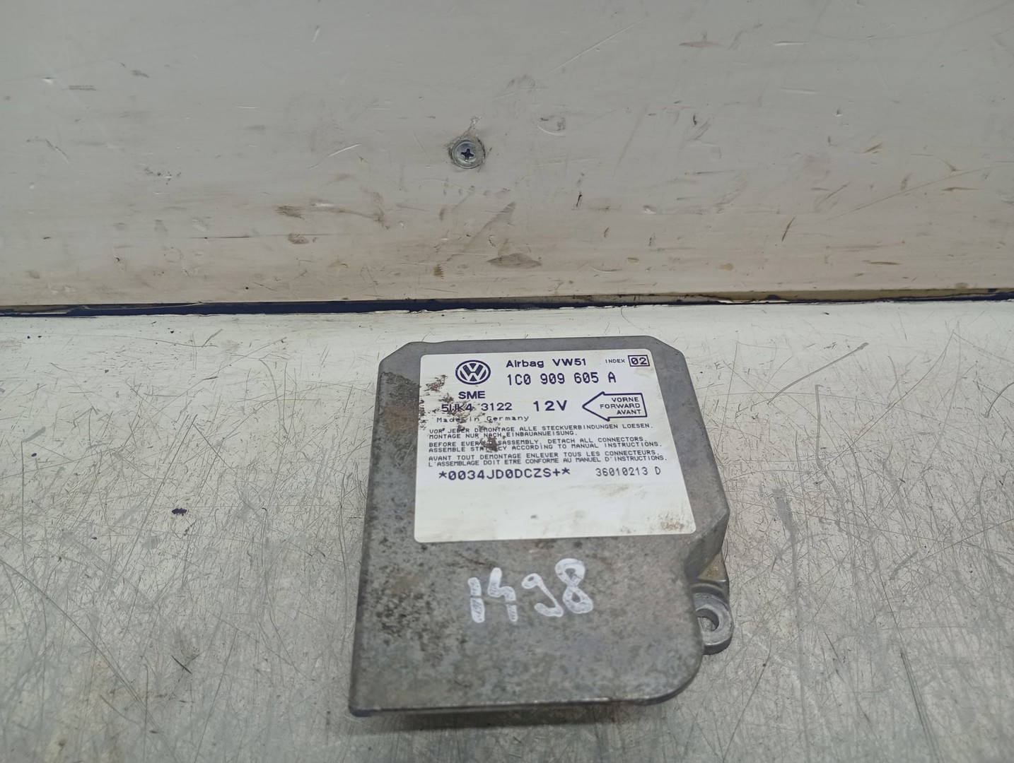 Calculator airbag 1c0909605A Volkswagen Golf 4 (1997 - 2006)