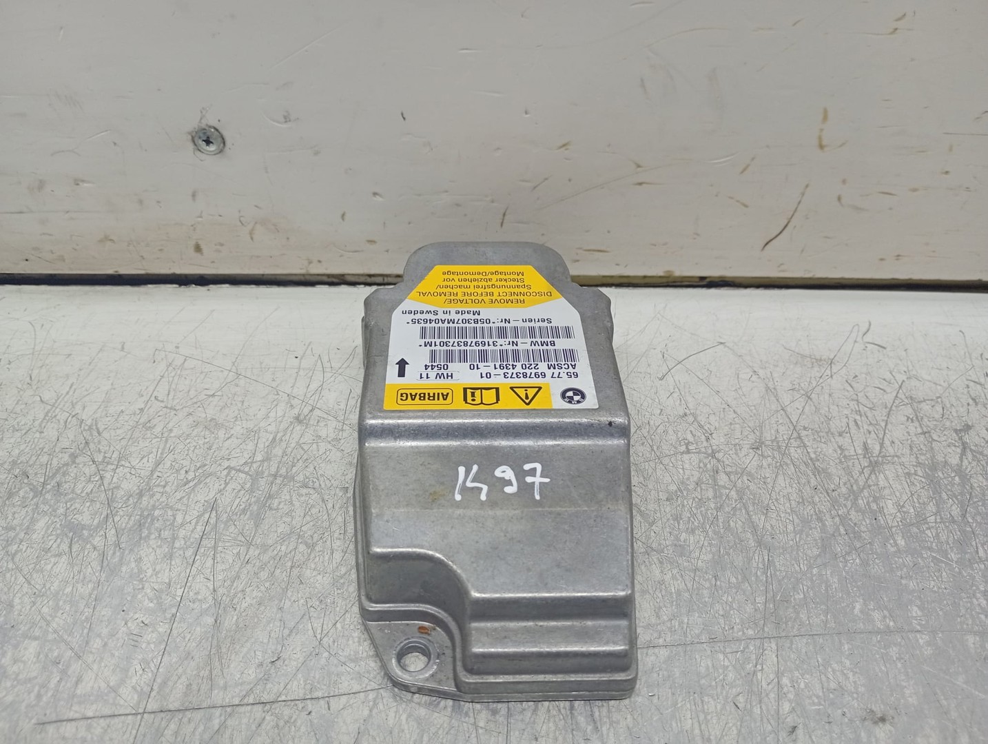 Calculator airbag 65776978373-01 BMW Seria 5 E60/E61 (2003 - 2007)