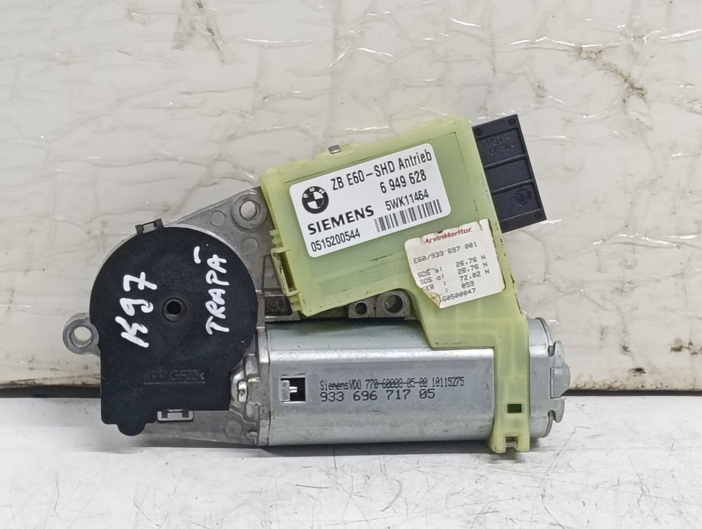Motoras trapa 6949628 93369671705 BMW Seria 5 E60/E61 (2003 - 2007)