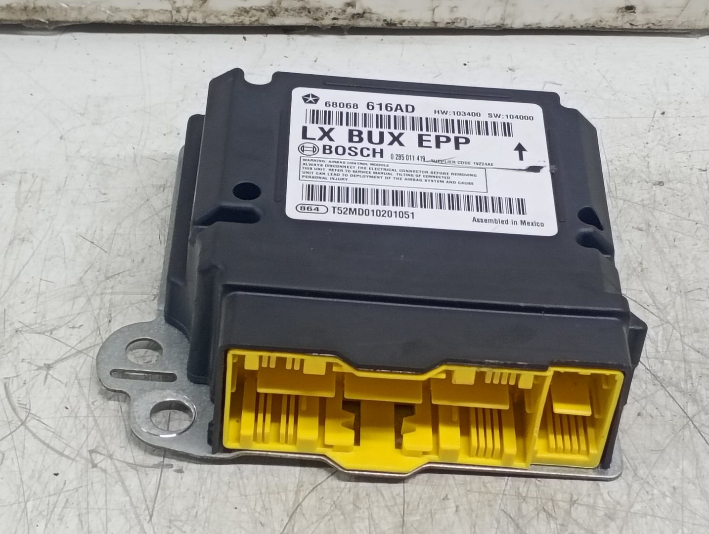Calculator airbag 68068616AD Lancia Thema 2 (2011 - 2014)