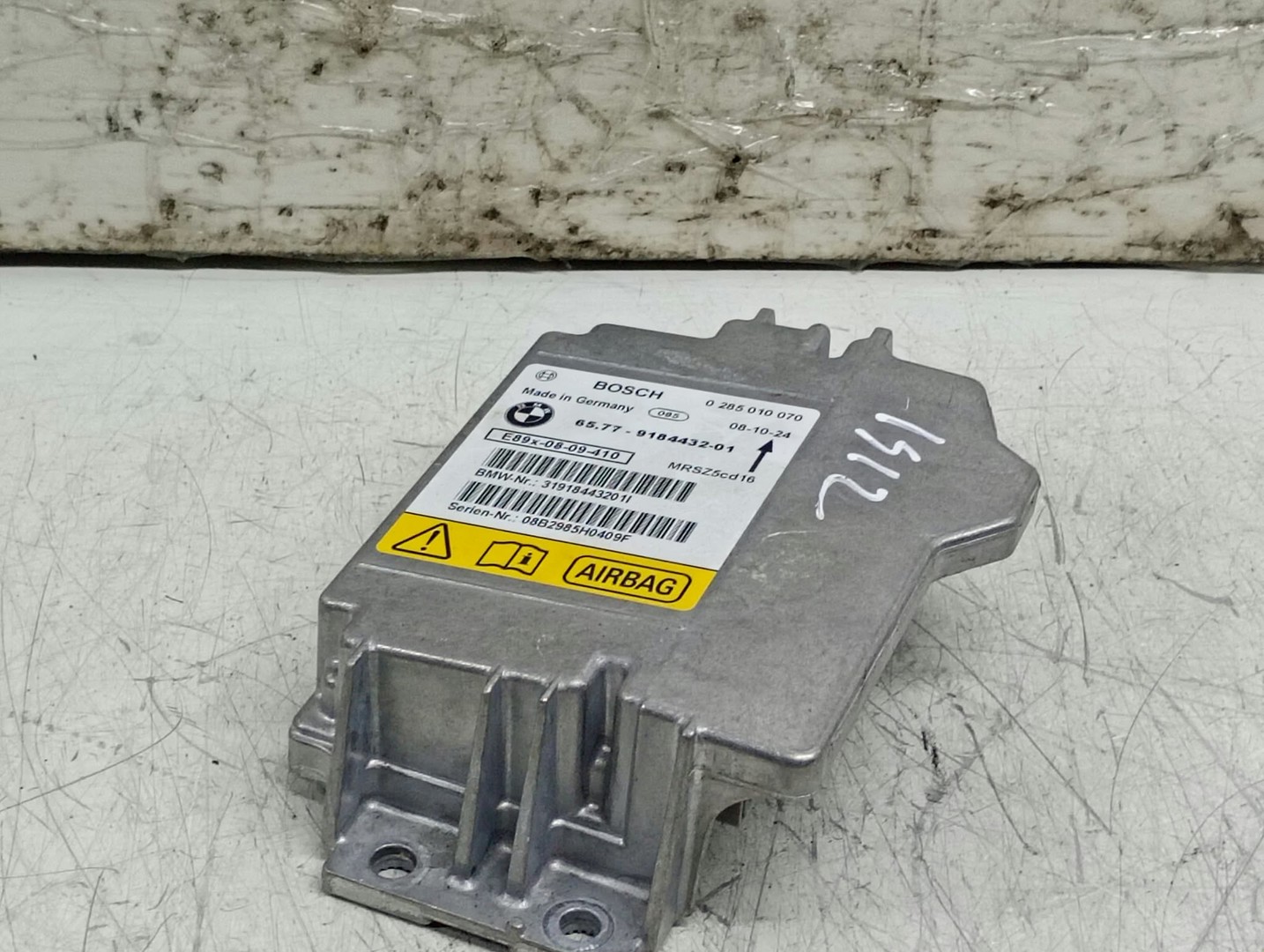 Calculator airbag 6577-9184432-01 BMW Seria 1 E81/E82/E87/E88 (facelift) (2007 - 2012)