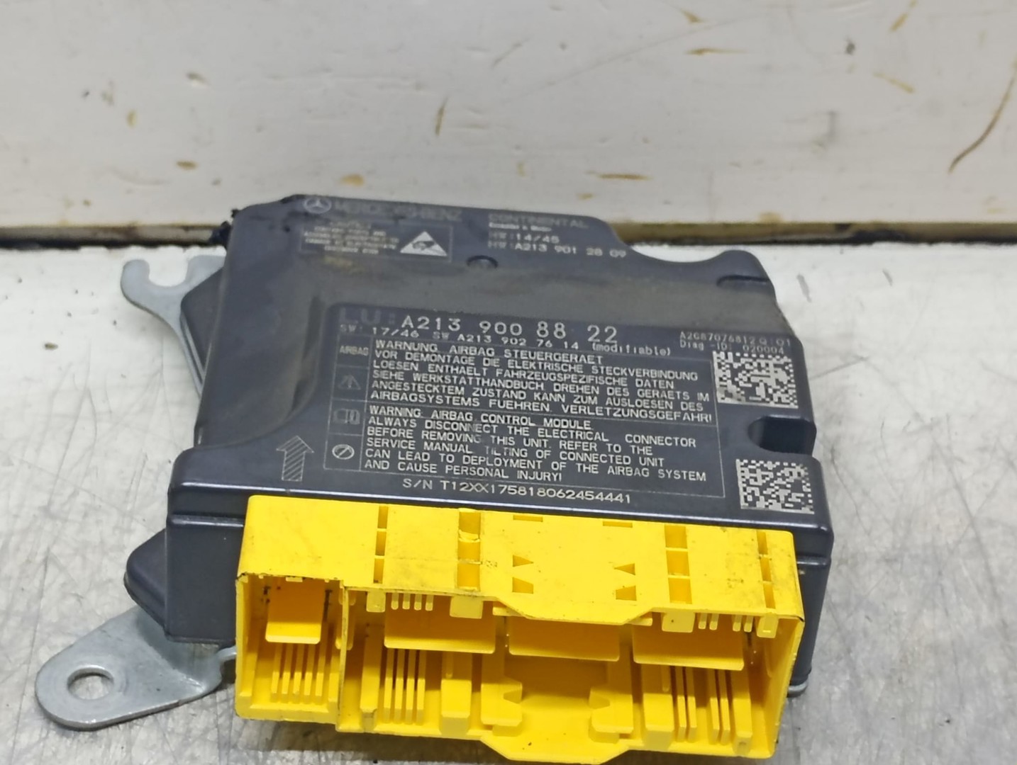 Calculator airbag A2139008822 Mercedes Benz E-Class W213 (2016 - 2020)