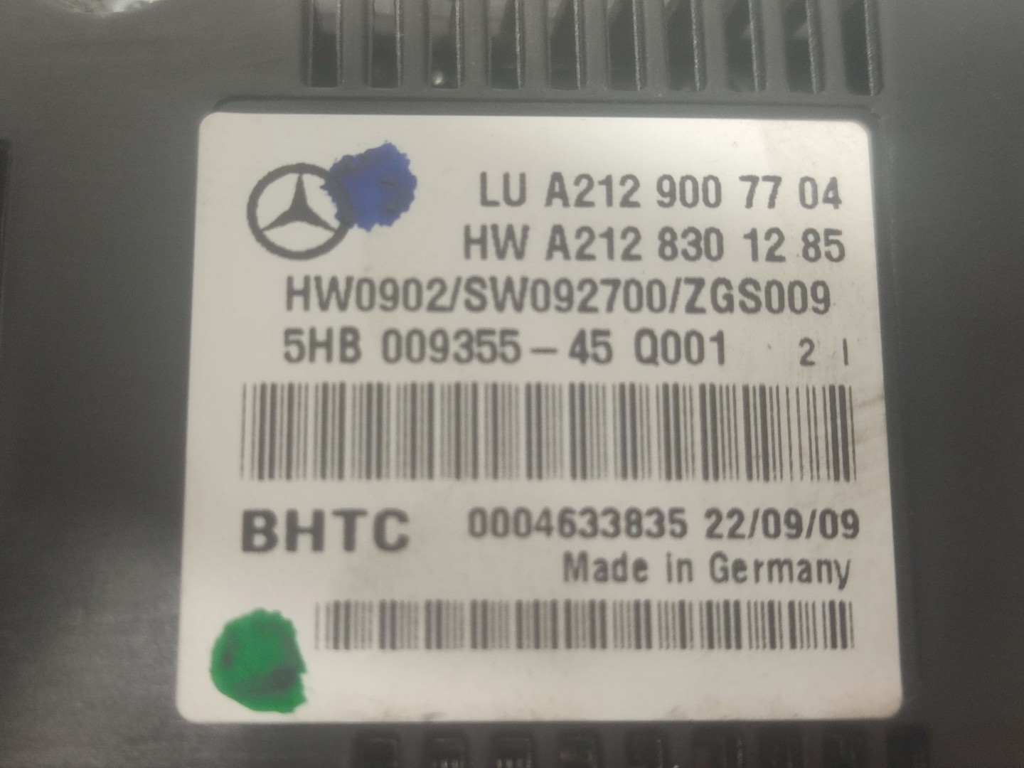 Panou clima ac A2128301285 Mercedes Benz E-Class W212 (2009 - 2013)