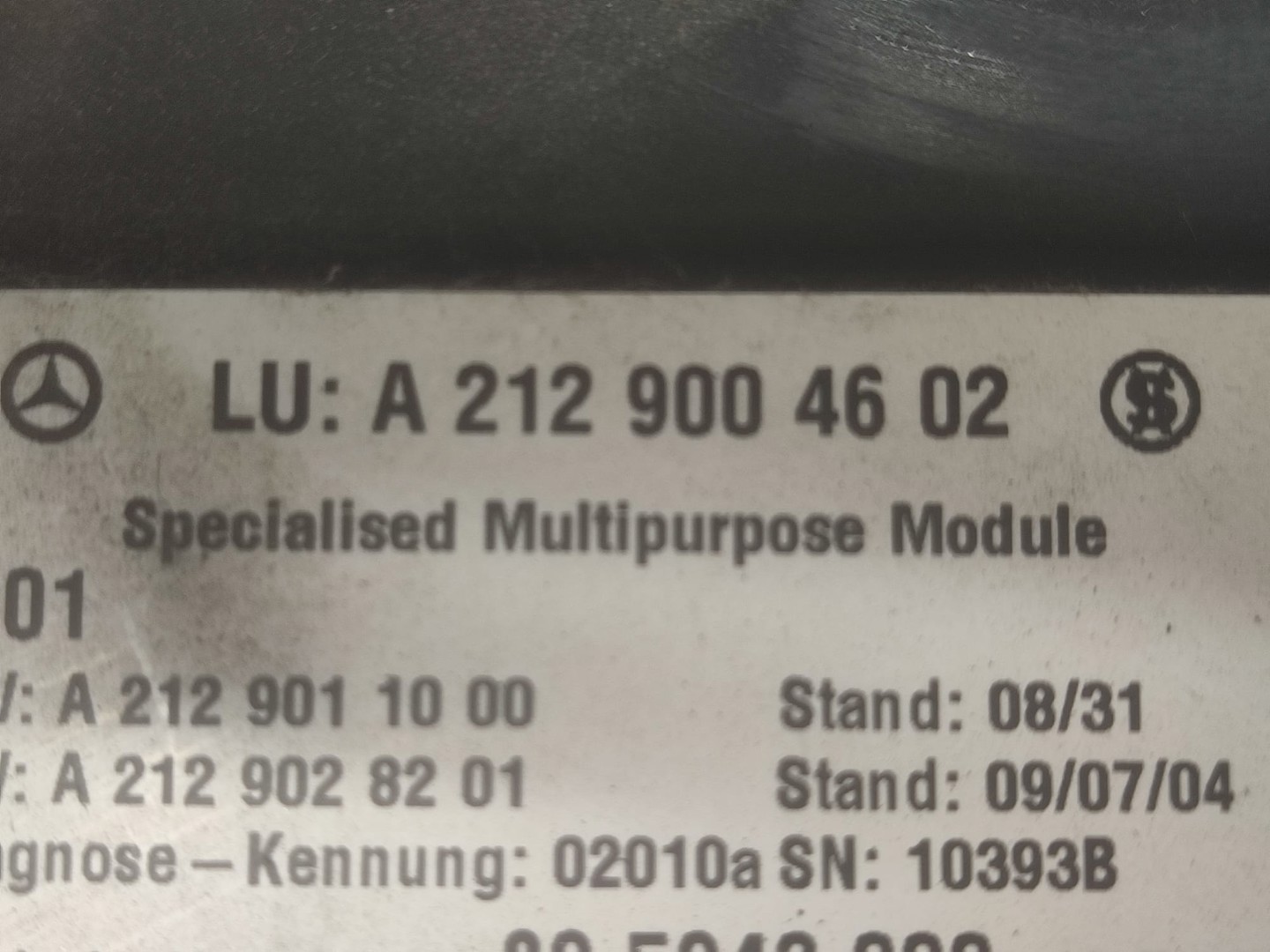 Modul SAM fata A2129004602 Mercedes Benz E-Class W212 (2009 - 2013)