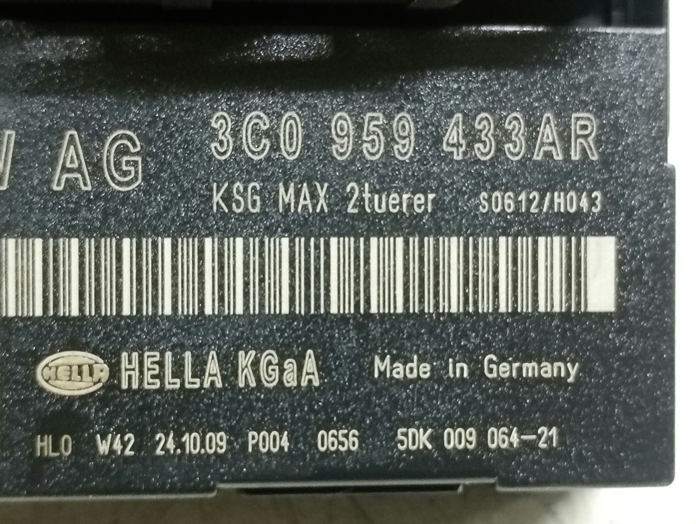 Modul confort 3C0959433AR Volkswagen Passat CC 1 (2008 - 2012)