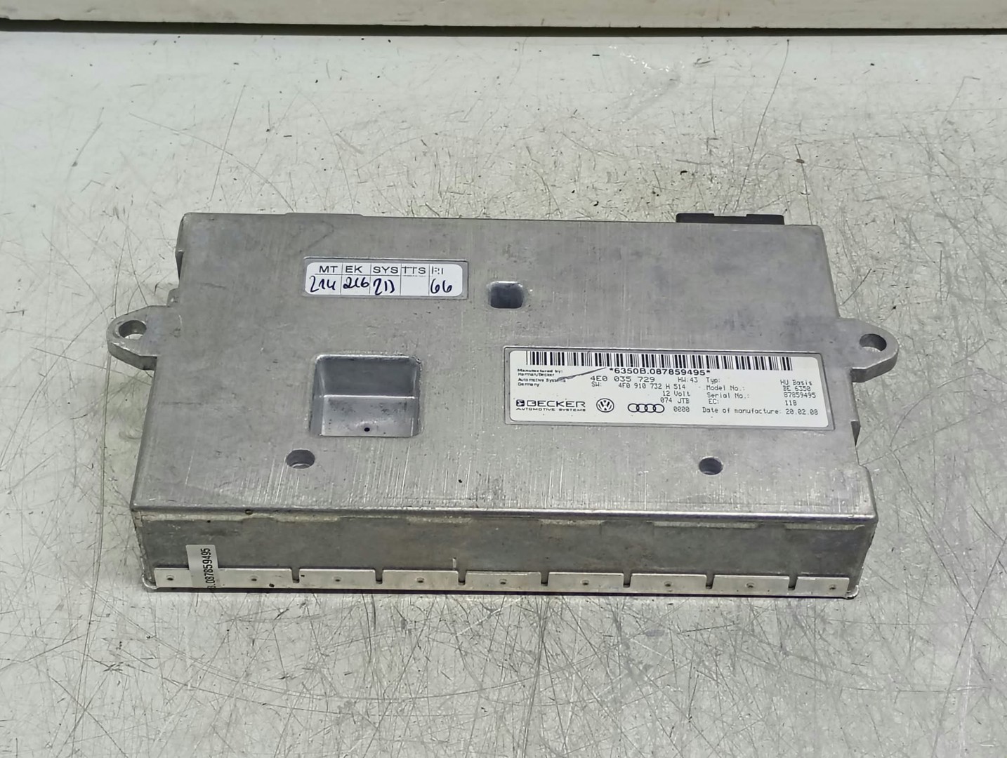 Modul confort 4E0035729 Audi A6 4F/C6 (2004 - 2008)