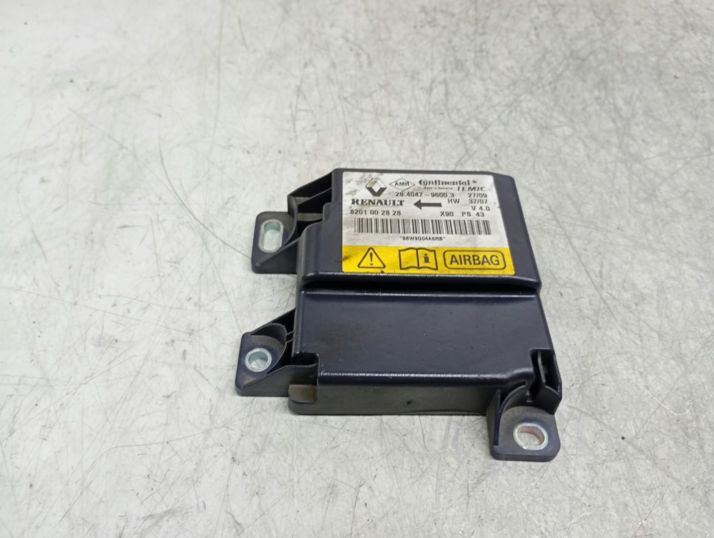 Calculator airbag 8201002828 Dacia Sandero 1 (2008 - 2012)