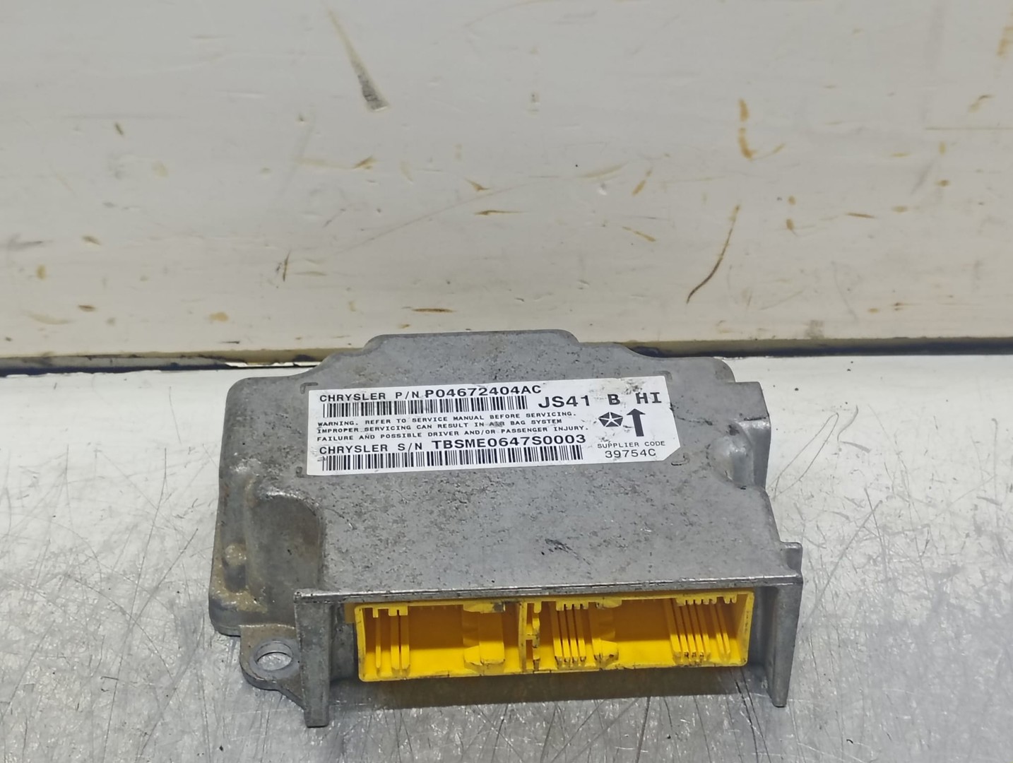 Calculator airbag P04672404AC Chrysler Sebring 3 (2007 - 2010)