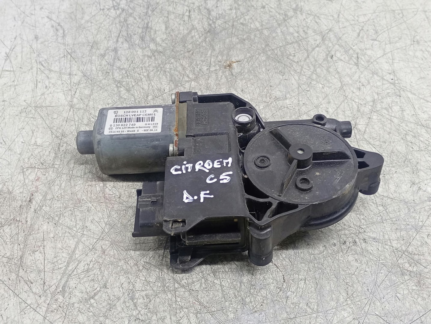 Motoras geam dreapta fata 128001112 Citroen C5 2 (2008 - 2017)