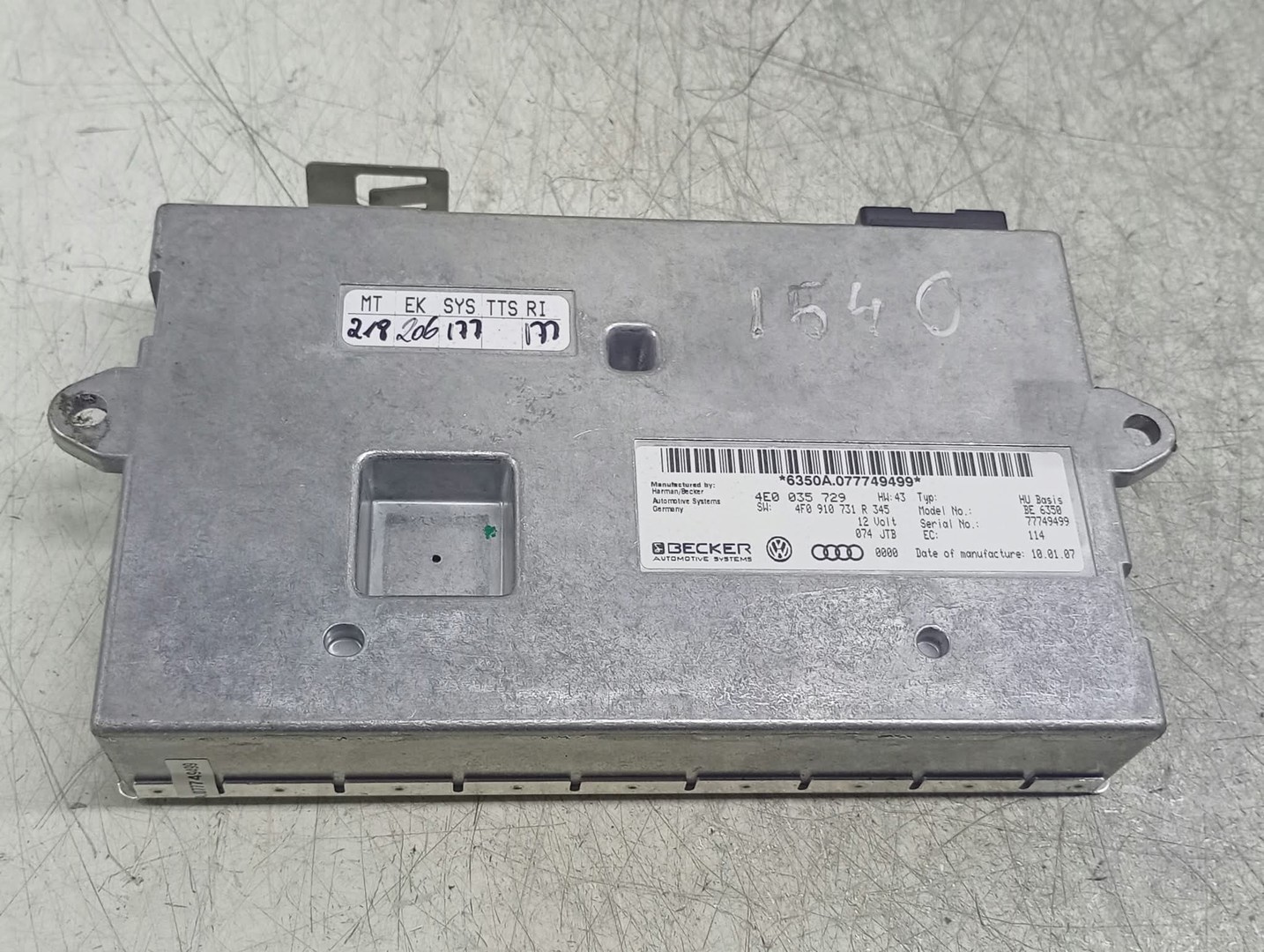 Modul confort 4E0035729 Audi A6 4F/C6 (2004 - 2008)