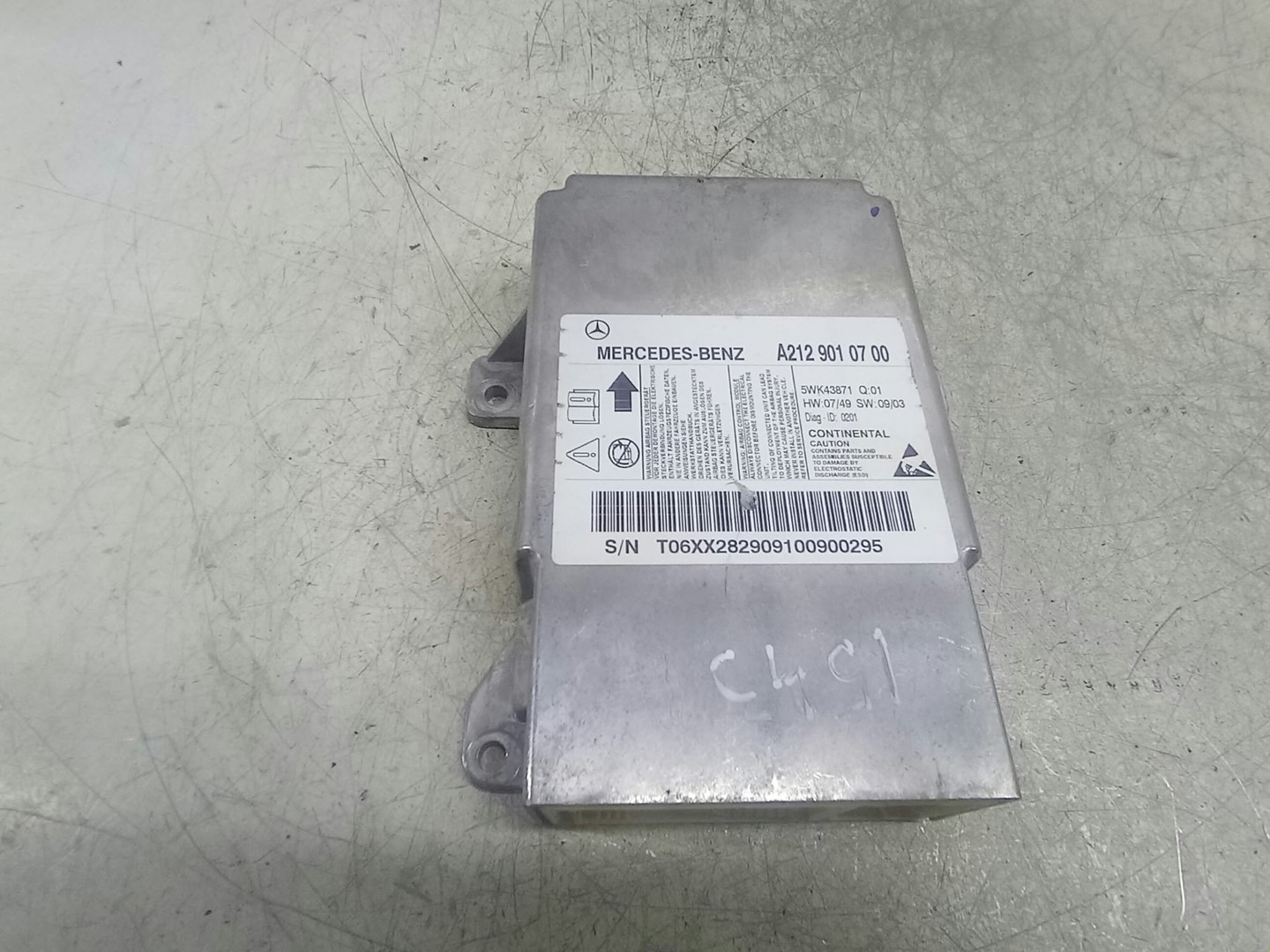 Calculator airbag A2129010700 Mercedes Benz E-Class W212 (2009 - 2013)