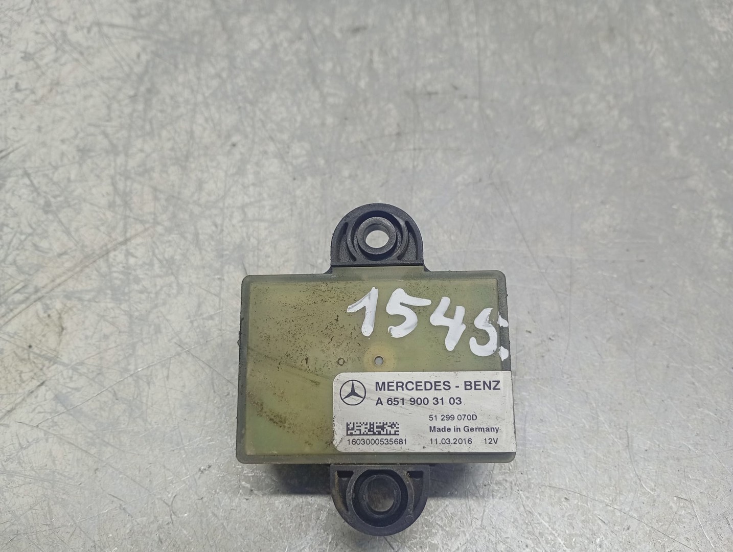 Releu bujii incandescente A6519003103 Infiniti Q30 1 (2016 - 2020)