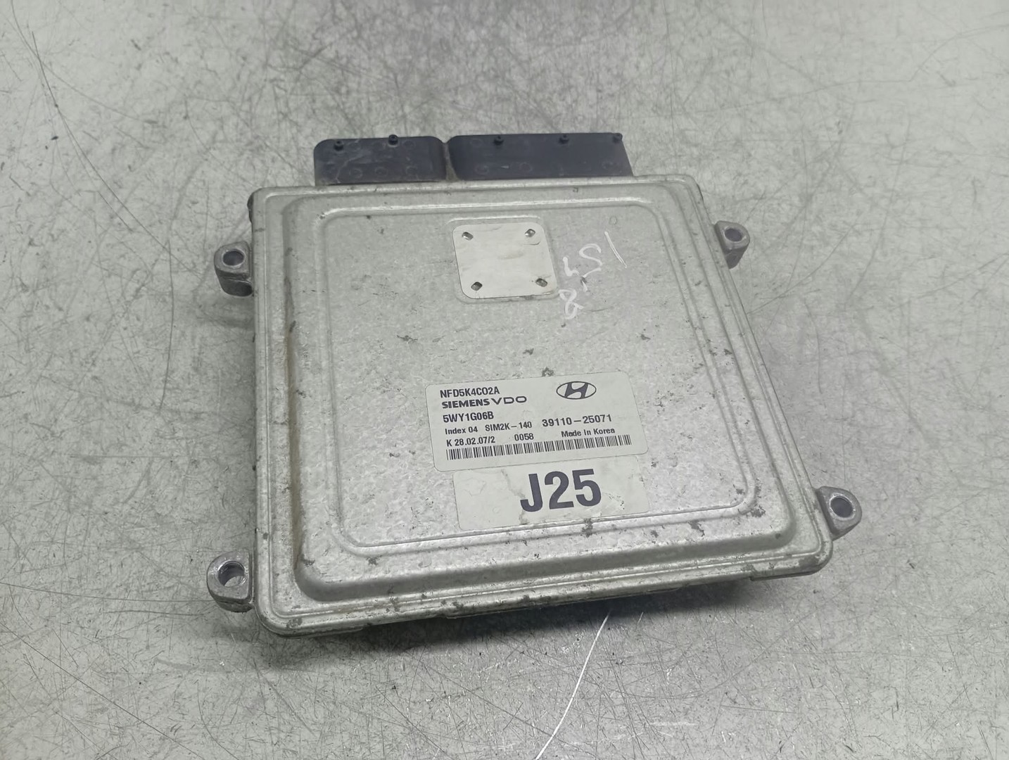Calculator motor ECU 39110-25071 Hyundai Sonata NF (2005 - 2008)