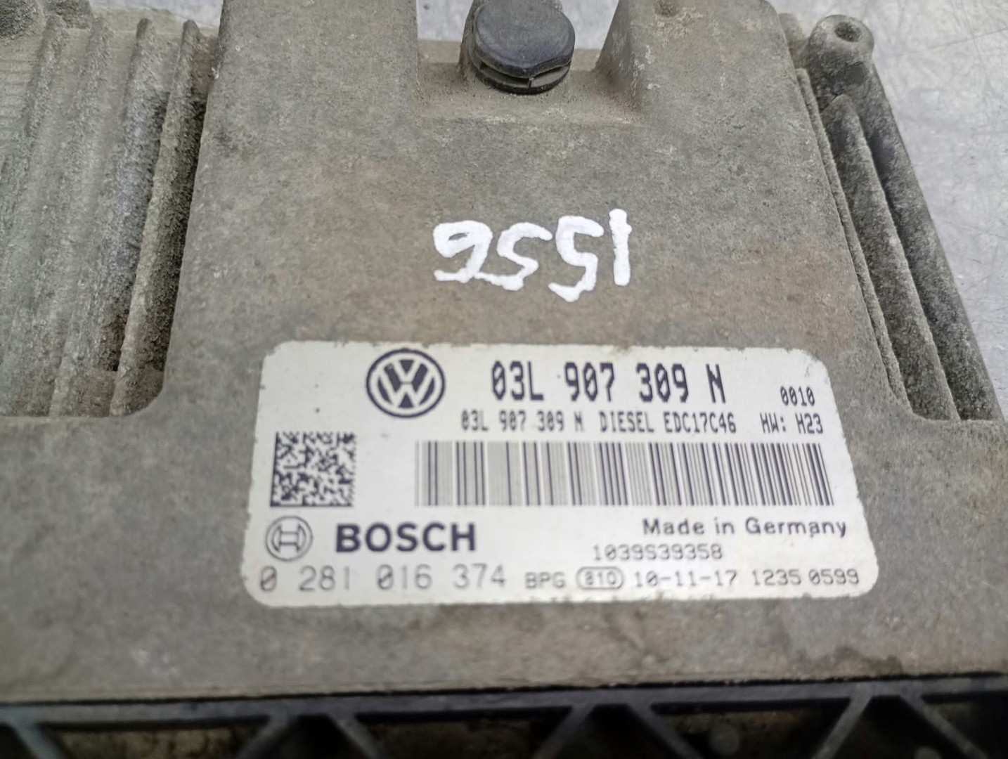 Calculator motor ECU 03L907309N Volkswagen Passat CC 1 (2008 - 2012)