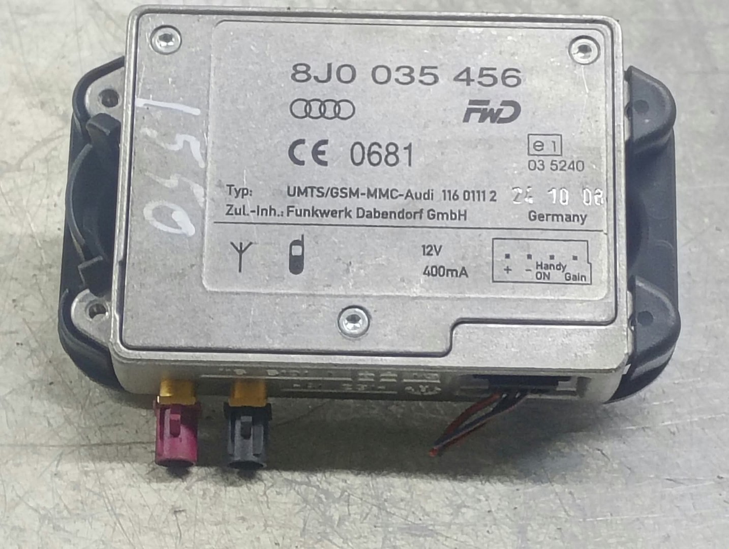 Amplificator antena 8J0035456 4F5035720A Audi A4 B7 (2004 - 2008)