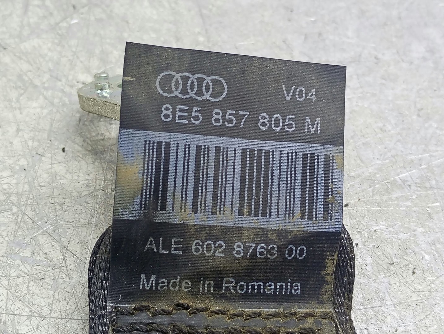 Centura siguranta spate 8E5857805M Audi A4 B7 (2004 - 2008)